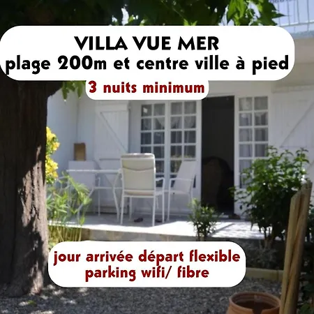 Vue Mer: Beachfront With Private Parking And Fiber Wi-fi *