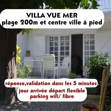 Vue Mer: Beachfront With Private Parking And Fiber Wi-fi * Fleury (Aude)