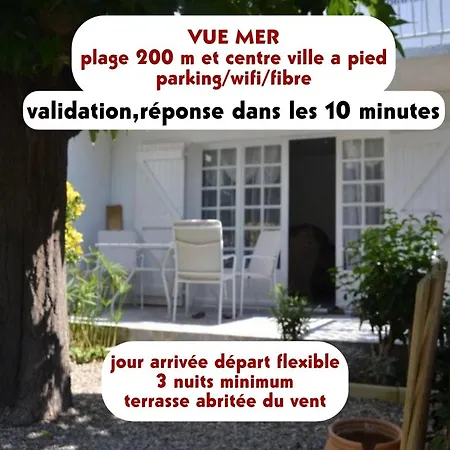 Vue Mer: Beachfront With Private Parking And Fiber Wi-fi Holiday home *